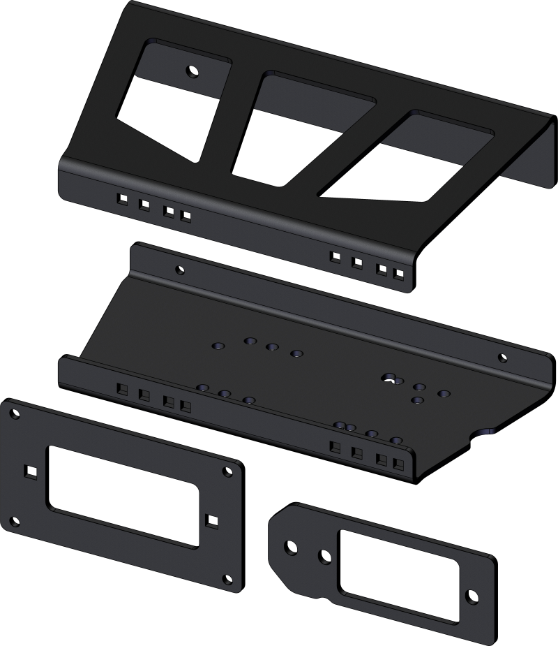 KFI Products 100850 KFI 11-14 Bobcat 3200/ 3400 Series UTV Winch Mount - Photo - Primary