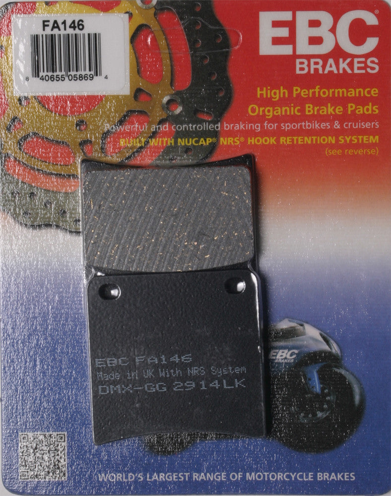 EBC Brake Pads - FA146 Suzuki Motorcycles 1986-1997