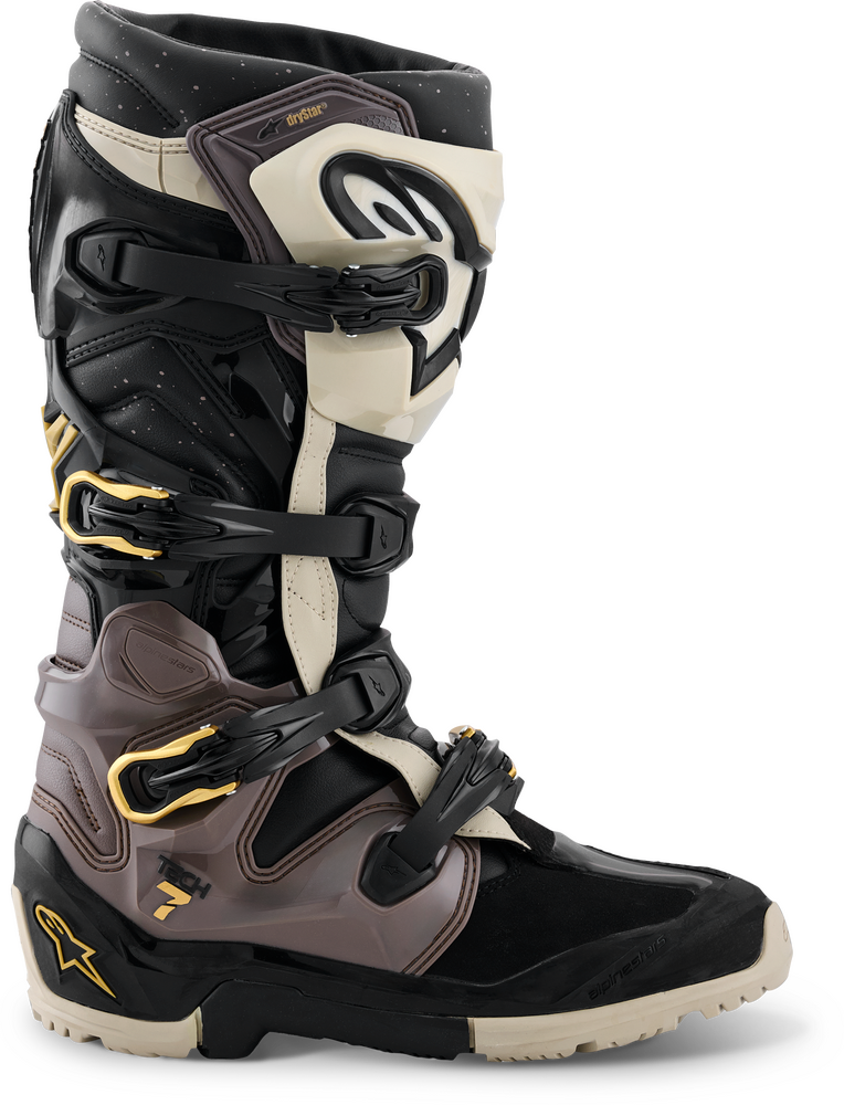 Alpinestars 482-0017012 2010526-1558-12 TECH 7 ENDURO DRYSTAR BLACK/DARK GRY/GOLD 12