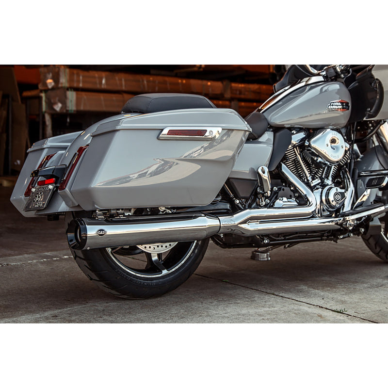 S&S Cycle GNX 2-Into-1 Exhaust System - 550-1170 For Harley Touring 2017-2026