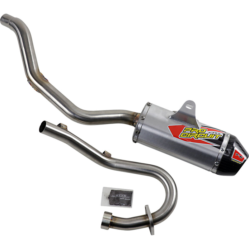 Pro Circuit T-6 Single Canister Exhaust System - 0111925F Honda CRF250F 2019-2025