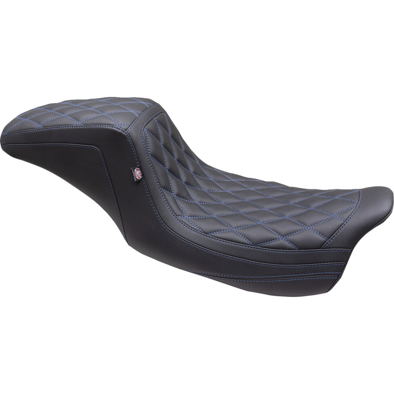Mustang Squareback Seat - 75299SB For Harley Touring 2008-2025