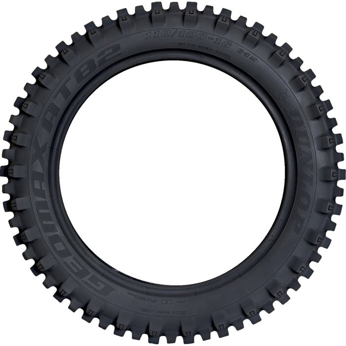 DUNLOP 0313-1068 45261504 Geomax AT82 Tire Tire - Geomax AT82 - Rear - 110/100-18 - 64M