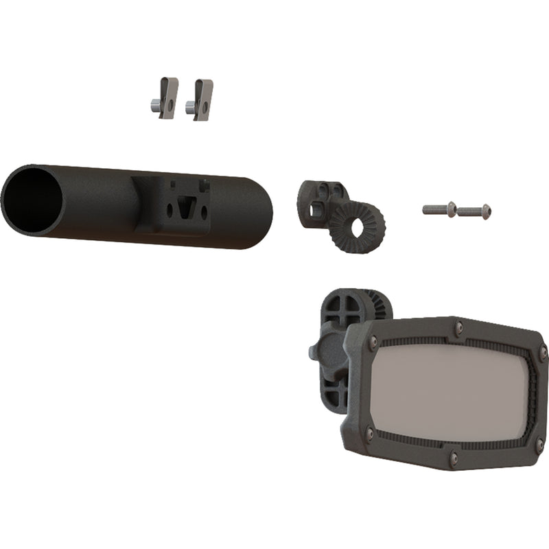 MOOSE OFFROAD 0640-1714 CTR-2BOLT 2-Hole Rear View Mirror Adapter Mirror Adapter - Rear View - 2-Hole - Black