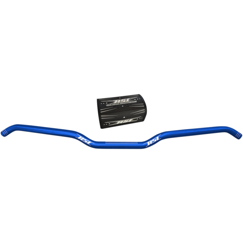 RACE SHOP INC. 0601-4995 T6-10R-DBL Hustler Anodized Aluminum Handlebars Handlebar - Hook - 13° - Dark Blue