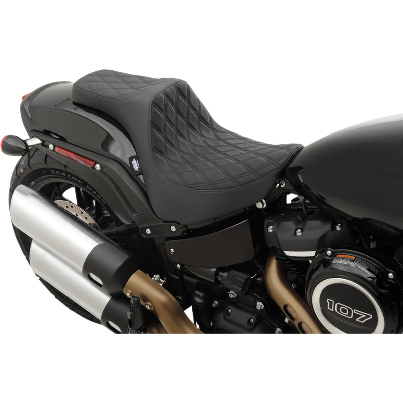 Drag Specialties Seats Predator III Seat - 0802-1072 For Harley Softail 2018-2023