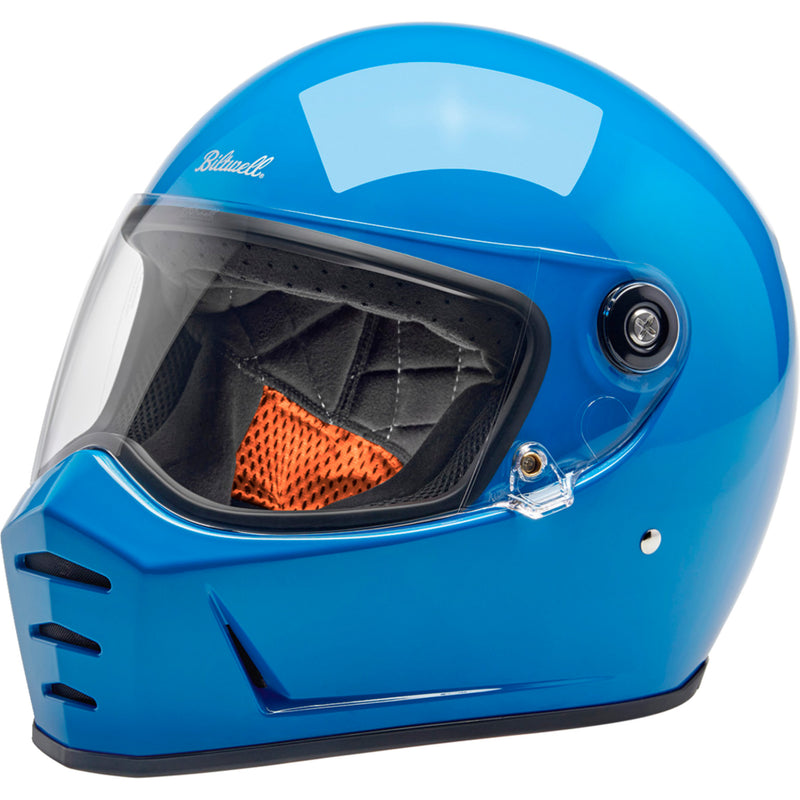 BILTWELL Lane Splitter 22.06 Helmet Gloss - Tahoe Blue