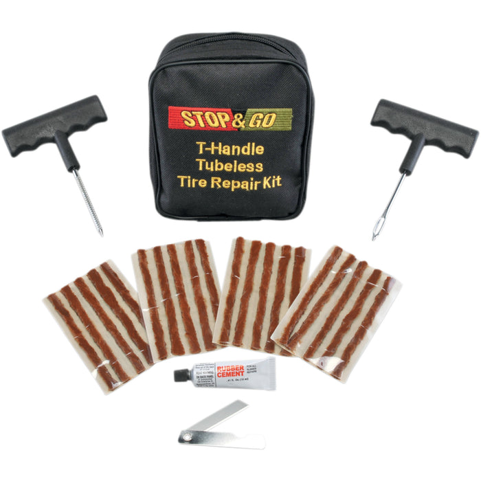 STOP & GO INTERNATIONAL 0364-0032 1020 Tubeless T-Handle Tire Repair Kit Repair Kit - Tire - T-Handle