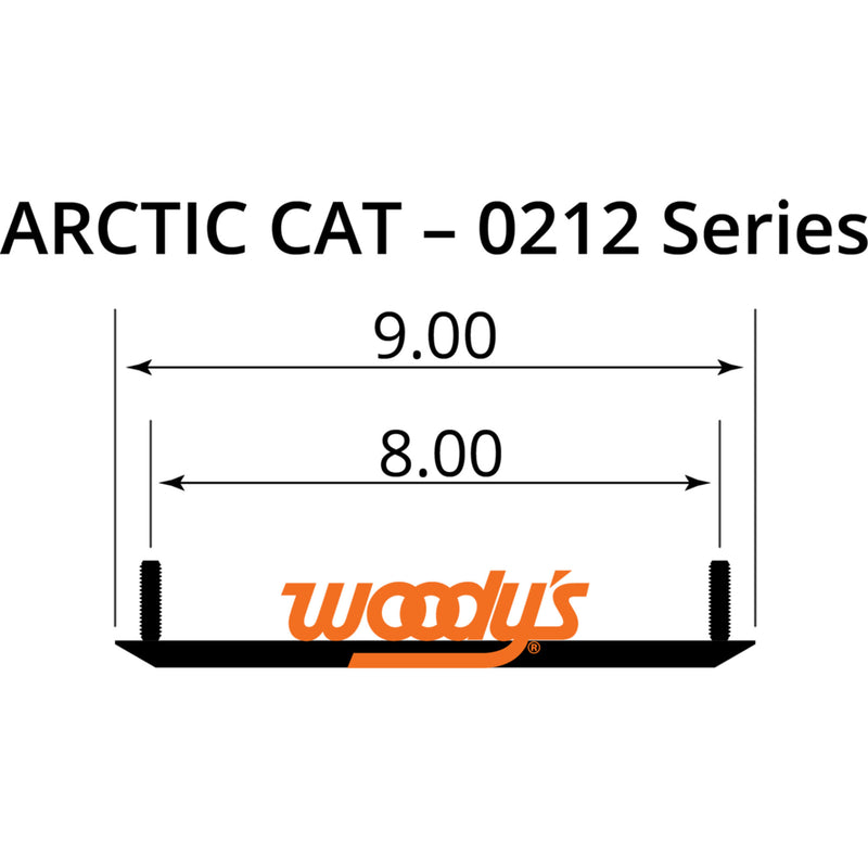 Woody's Trail Carbide Runner - EAT3-0212 Arctic Cat ZR 2018