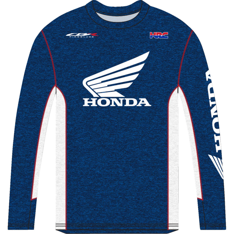 HONDA APPAREL HRC Long-Sleeve T-Shirt Navy/White