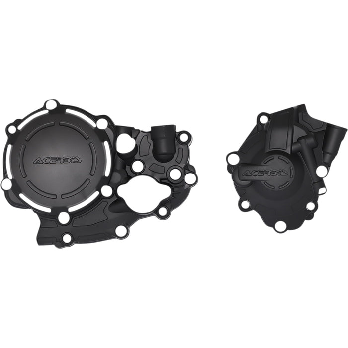 ACERBIS 0940-1994 2856840001 X-Power Engine Cover Kit X-Power Cover Kit - Black - Honda