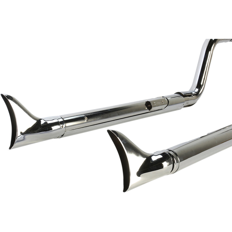 Cobra Bad Hombre Duals 2-Into-2 Exhaust System - 6988 For Harley Softail 2007-2011