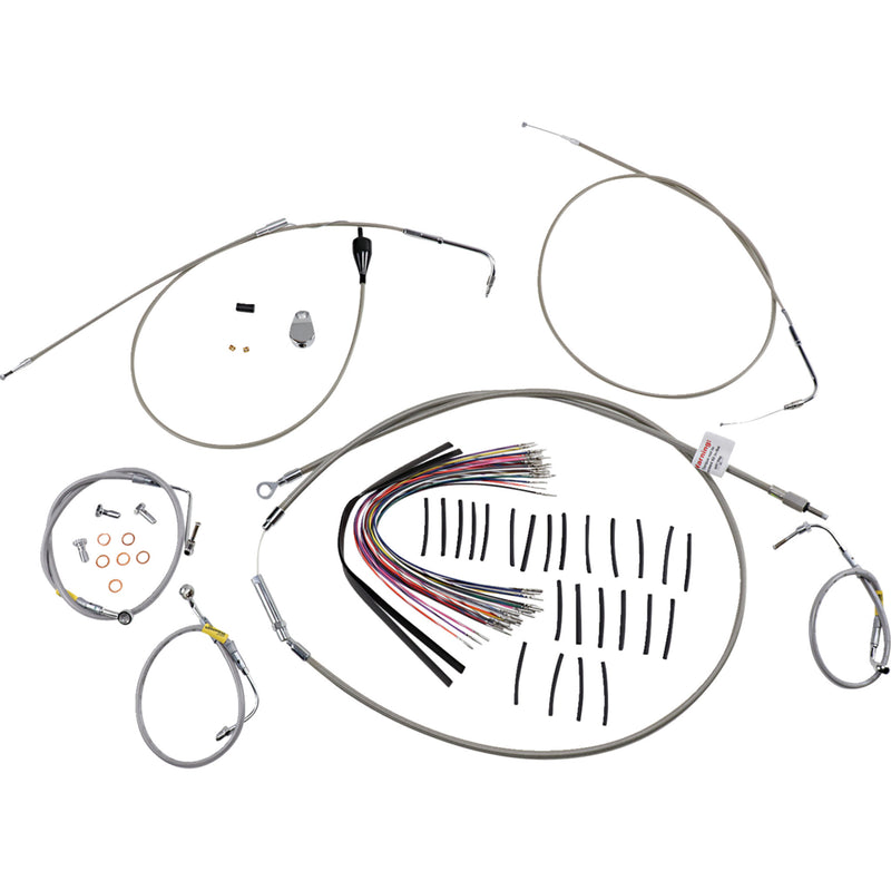 Burly Brand Complete Cable Kit - B30-1297 For Harley Touring 2000-2006