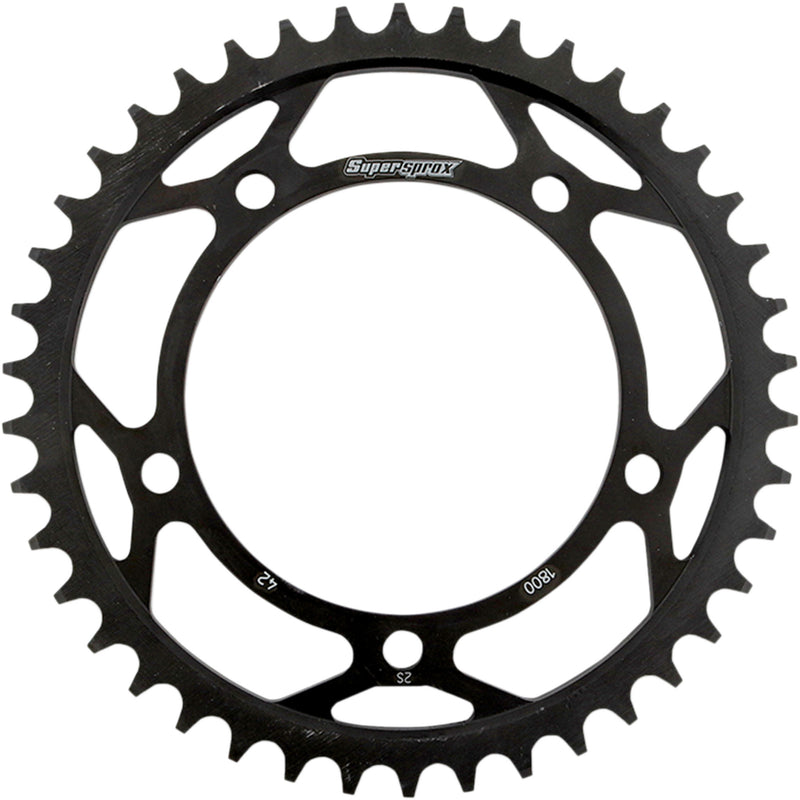 Supersprox Sprocket - RFE-1800-42-BLK Triumph 955 Sprint / Tiger 955 / Tiger 1050 2005-2012