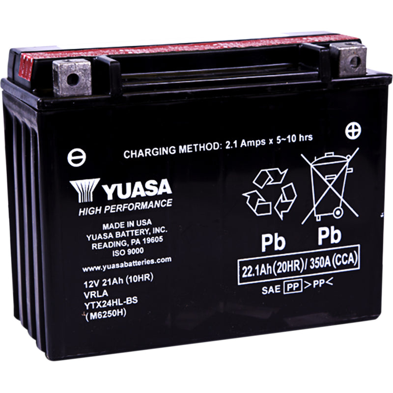 Yuasa YTX Battery - YUAM6250H For Harley Touring 1980-1996 | Polaris Snowmobiles 1984-2014 | Can-Am Spyder 2008-2022