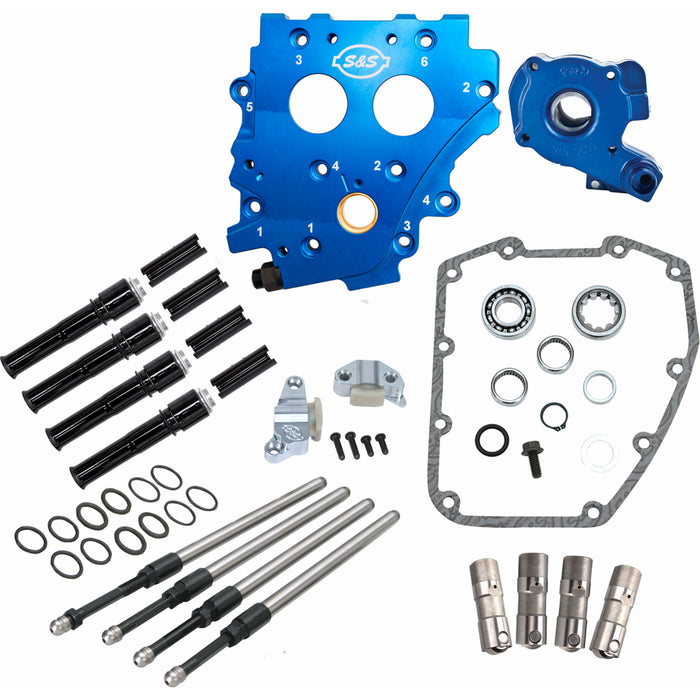 S&S CYCLE 0925-1580 310-1270 Cam Chest Kit without Cams for Chain Drive Twin Cam - Black Pushrods - Twin Cam