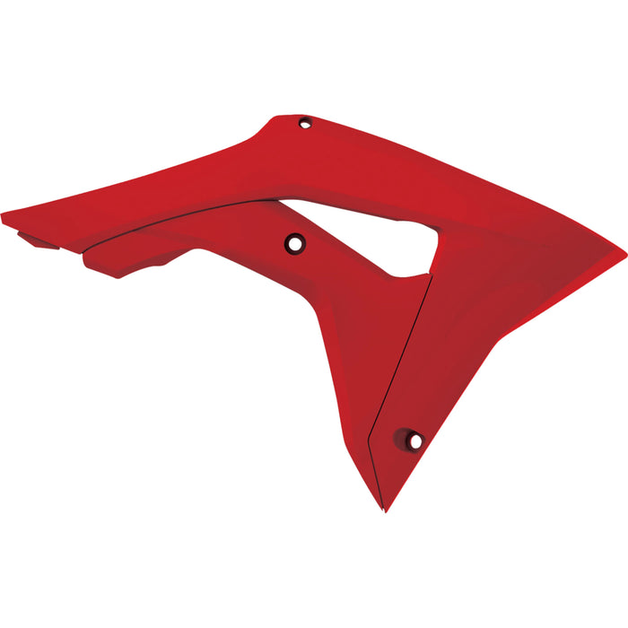 POLISPORT 0520-2000 8414800004 Radiator Covers For Honda Radiator Cover - '04 OEM Red - CRF 250R/450R