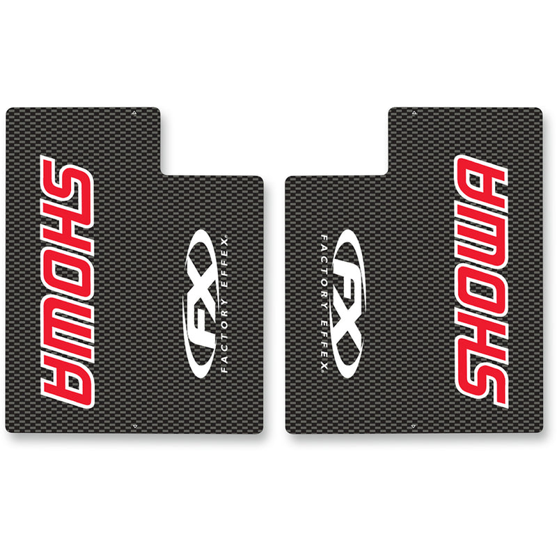 FACTORY EFFEX FX02-7010 02-7010 Full Wrap Carbon Fiber Fork Shields Carbon Fiber Fork Shield - Showa