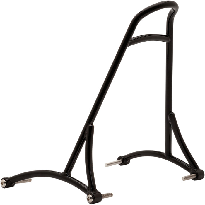 BURLY BRAND 1501-0449 B13-1500B Short Sissy Bar - Black - Touring