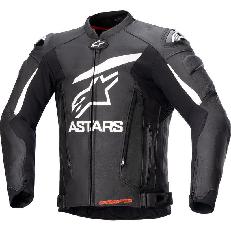 ALPINESTARS GP Plus v4 Leather Jacket Black/White - US / EU