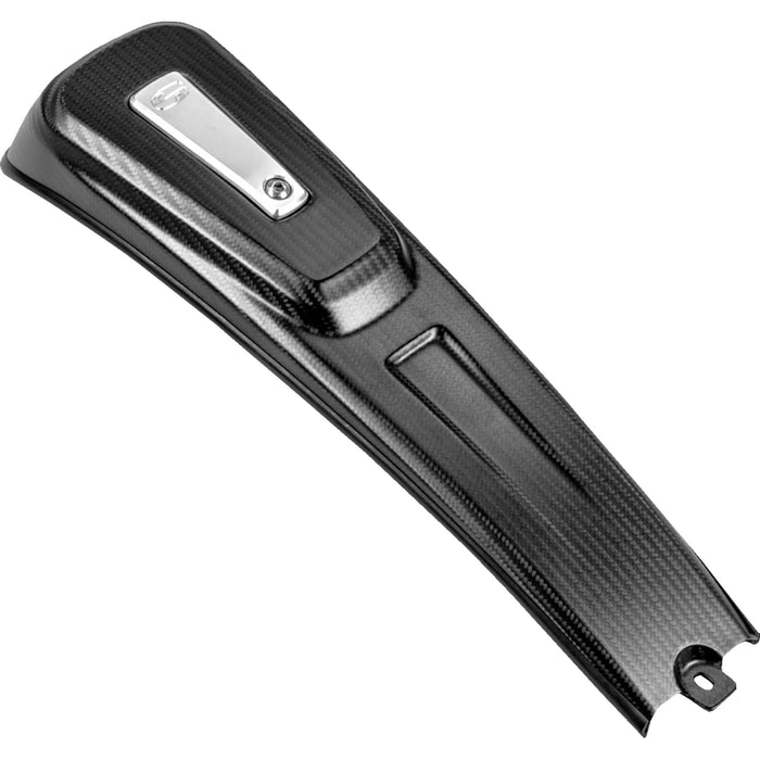 SADDLEMEN 0520-4423 CF-822-29-002M Side Fill Carbon Fiber Dash Console Dash Console - Side Fill - Carbon Fiber/Matte - Harley-Davidson® - Softail