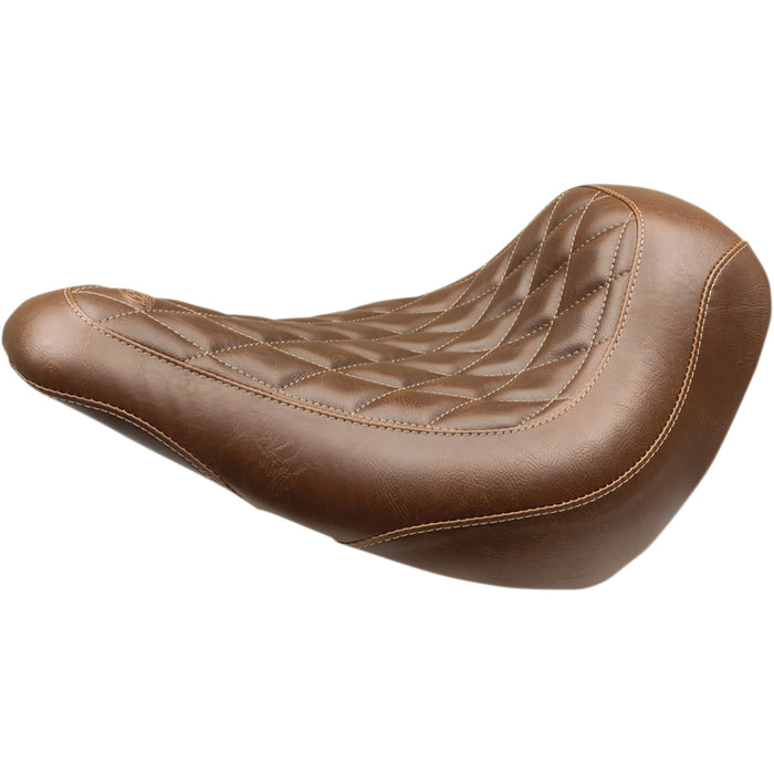 MUSTANG 0802-1246 83041 Wide Tripper™ Solo Seat - without Backrest - Diamond - Brown