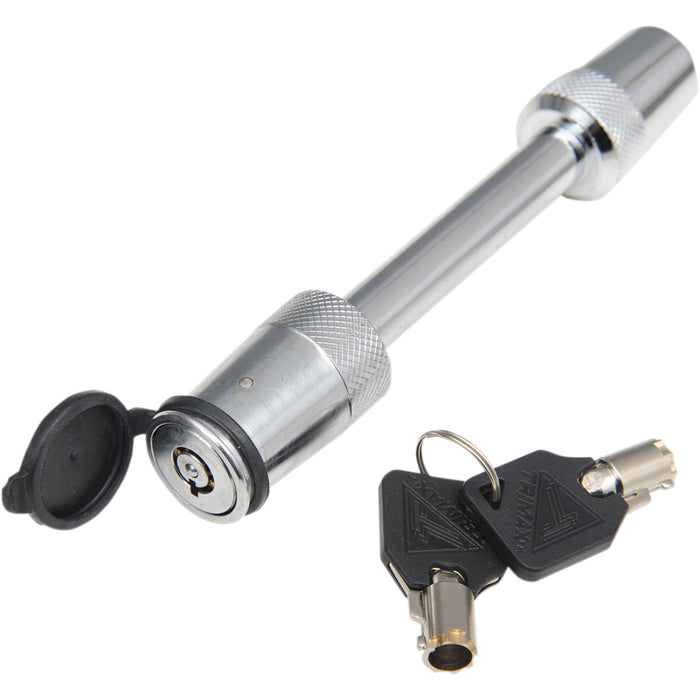 TRIMAX 4010-0030 T2 Machined Hardened Steel Locking Pin Receiver Lock - With Key - 1/2" - Chrome