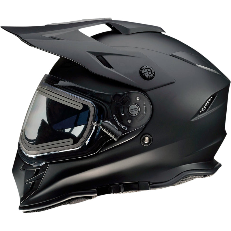 Z1R Range 2.0 Snow Electric Dual Pane Helmet - Black