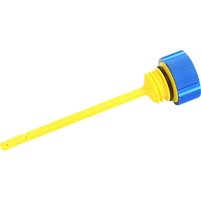 FIGURATI DESIGNS 0710-0303 FDP01-M8KN-B Performance Magnetic Oil Dipstick knurled - blue - m8 touring/trike