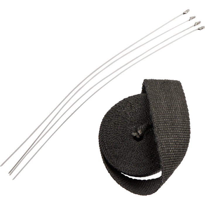 DRAG SPECIALTIES Exhaust Heat Wrap Kit with Ties - x 25'