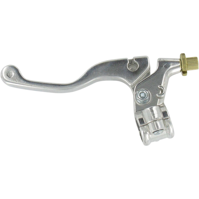 PARTS UNLIMITED 43-4102R Shorty Style Power Lever Assembly Lever Assembly - Right Hand - Shorty - Yamaha - Silver