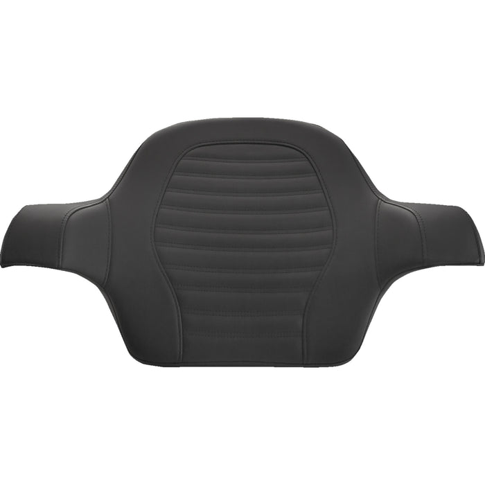 SADDLEMEN 0801-1366 814-07-TPACK-RP Tour Pak® Backrest Pad Slim - Roll & Pleat - Black - FL 14-23