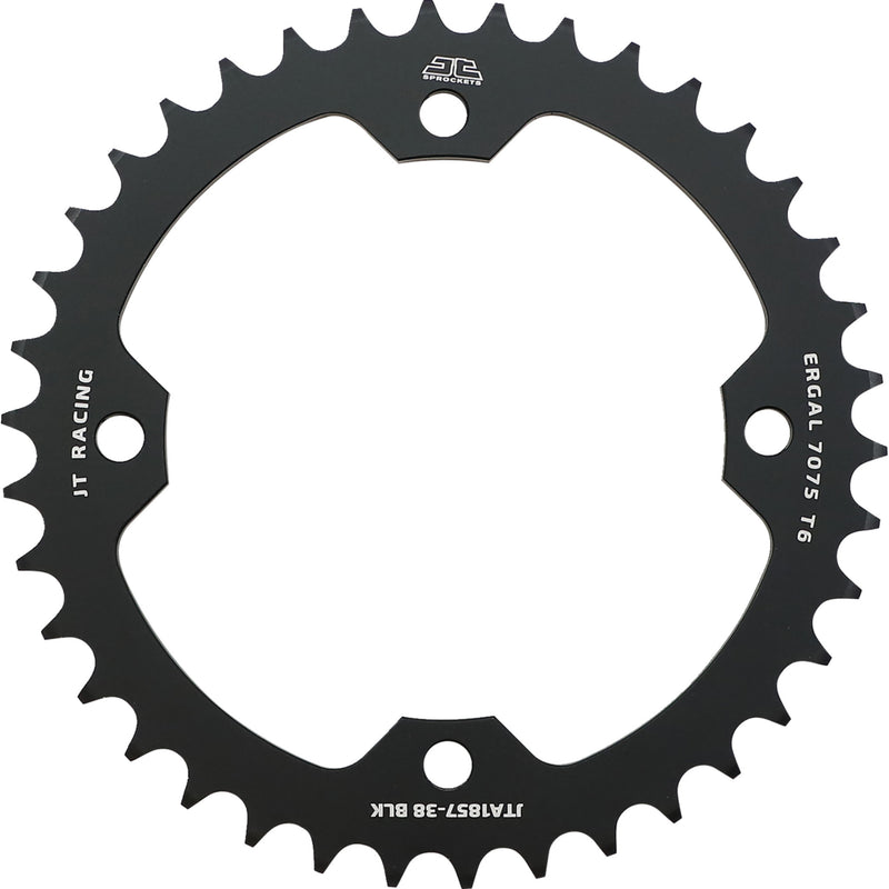 JT SPROCKETS 1211-2711 JTA1857.38BLK RaceLite Aluminum Rear Sprocket Sprocket - Yamaha - Black - 38 Tooth