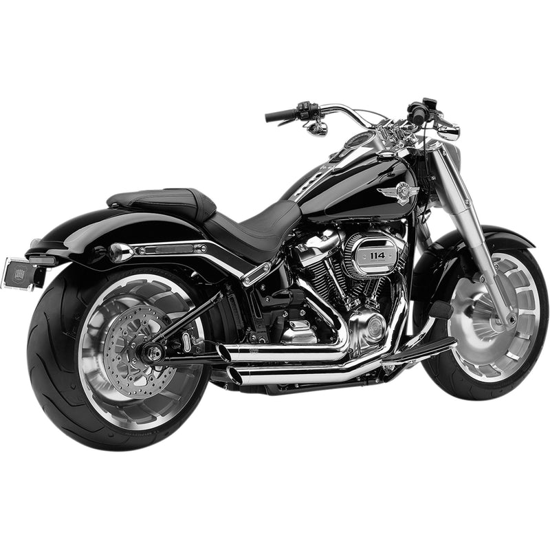 Cobra Speedster Slashdown 2-Into-2 Exhaust System - 6863 For Harley Softail 2018-2022