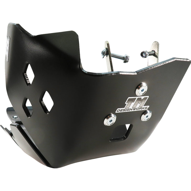 T.m. Designworks With Linkage Skid Plate - KHLG-362-BK For Gas Gas Dirt Bikes 2023-2025 | KTM 250 Factory Edition / SX-F 250 / XC-F 350 2022-2025