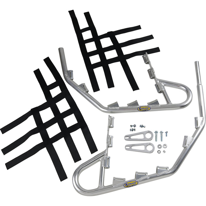 MOTORSPORT PRODUCTS 0530-1403 81-3001 EZ-Fit Nerf Bar Kit Nerf Bars - YZF 450 - Silver