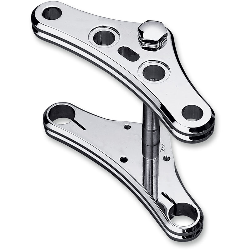 Accutronix Elite Radius Groove Triple Tree - TWG41-EC For Harley Softail / Wide 1984-2010
