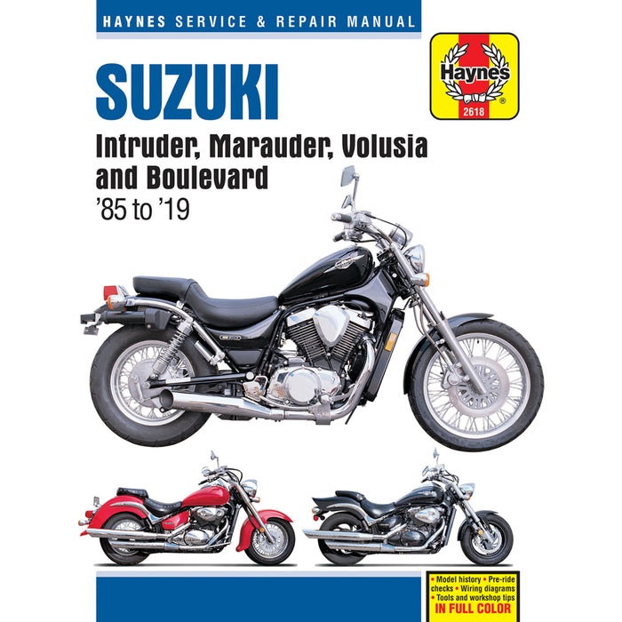 HAYNES 4201-0140 M2618 Motorcycle Repair Manual — Suzuki, Motorcycle Manual - Suzuki Intruder/Boulevard/Volusia