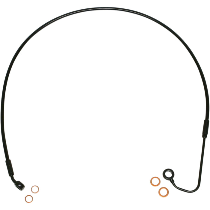 MAGNUM SHIELDING 1741-5659 SBB1407-30 XR Stainless Upper Brake Line - Black