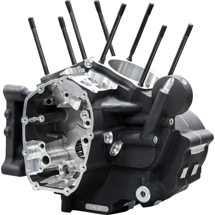 S&S CYCLE 0920-0242 310-1326 M8 Softail Crankcase - MK-Series "B" - Black - M8 Softail