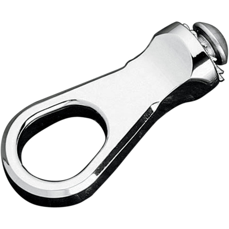 PRO-ONE PERF.MFG. 0658-0080 500720 Speedo Universal Fit Cable Guide Cable Guide - Speedometer - Universal - Chrome
