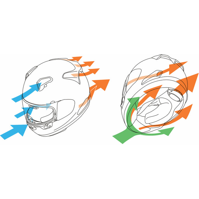 ARAI HELMETS 0101-17658 0101-17658 Quantum-X Solid Helmet Quantum-X Helmet - Black Frost - Small