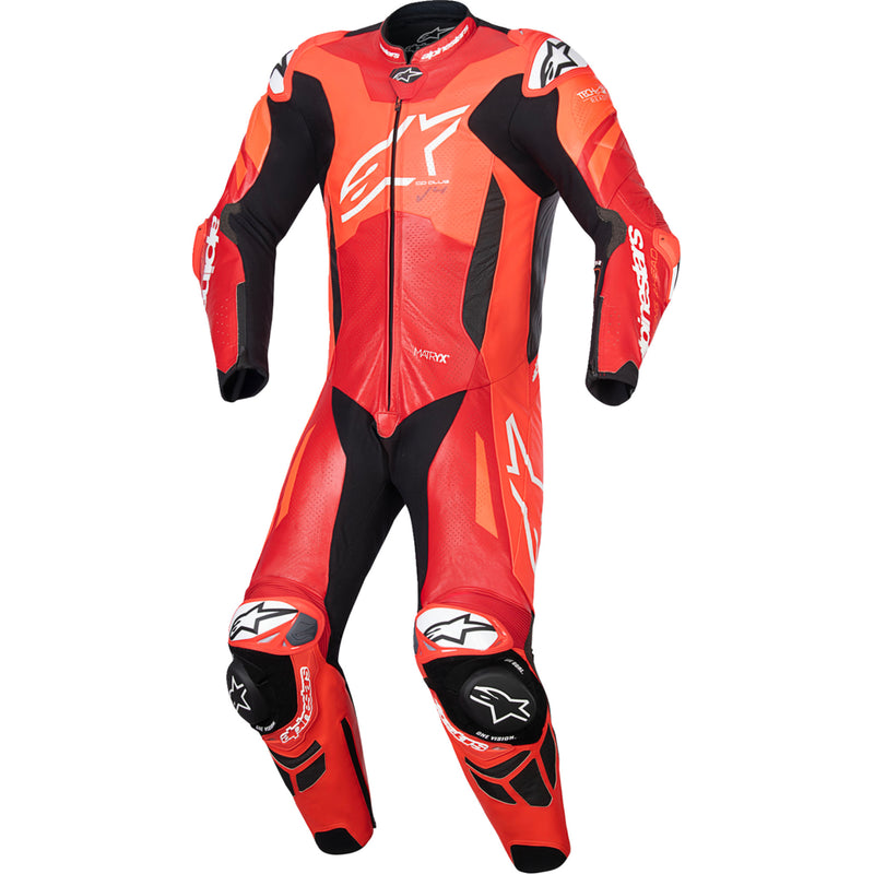 ALPINESTARS GP Plus v4 Sprint 1-Piece Leather Suit Red - Fluo/Mid Red/White US / EU
