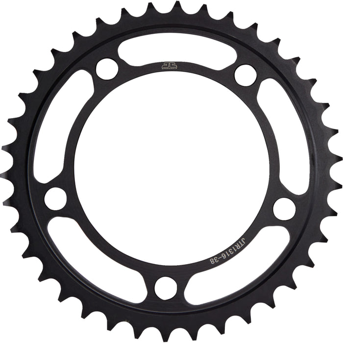 JT SPROCKETS 1210-2426 JTR1316.38 Steel Rear Sprocket Rear Sprocket - 38 Tooth - Honda