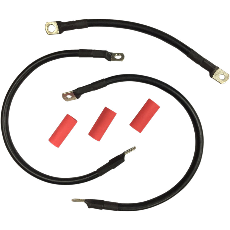 Drag Specialties Battery Cable Kit - 2113-0669 For Harley Electra Glide 1978-1984