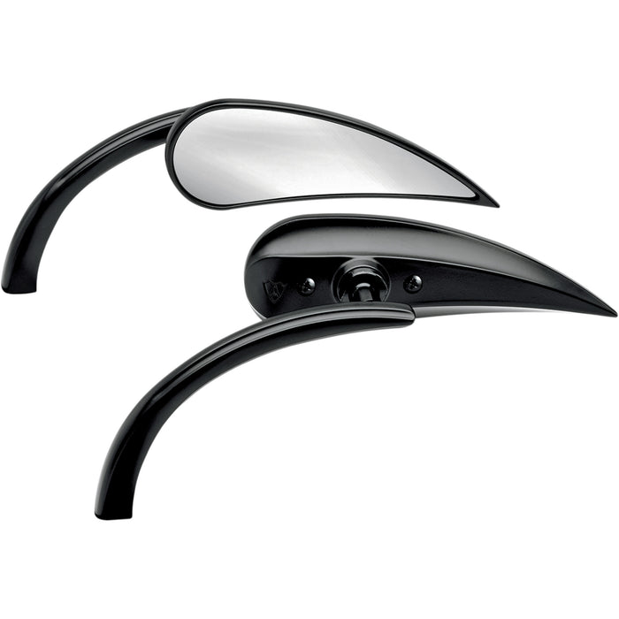 ARLEN NESS 0640-0490 13-401 Micro-Mirror - Rad 2 - Side View - Teardrop - Black - Right