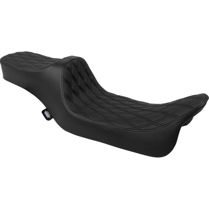 DRAG SPECIALTIES 0801-1922 Extended Reach Predator III Seat - Smooth - FLH/FLT '08-'24