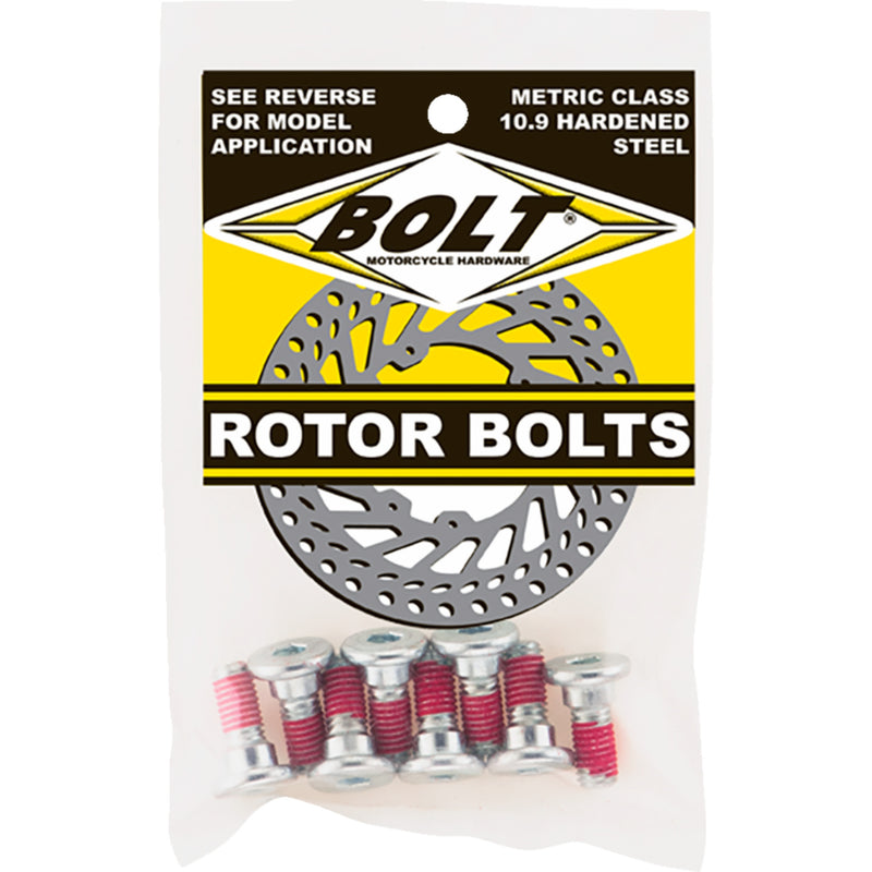 BOLT 2401-1250 HRTR-XR650L Rotor Bolt Kit Bolt - Rotor - 8 Pack - Honda XR/CR