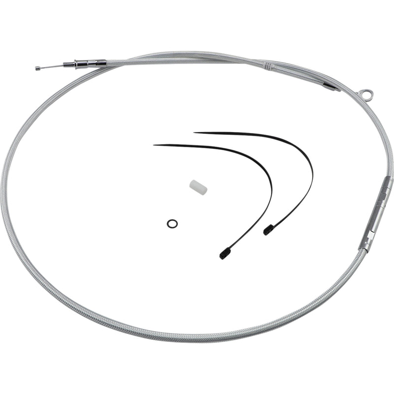Magnum Shielding High-Efficiency Braided Sterling Chromite II® Clutch Cable /16" - 3221HE For Harley Touring 2004-2007
