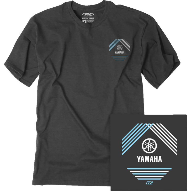 FACTORY EFFEX Yamaha T-Shirt Lined - Heather Charcoal